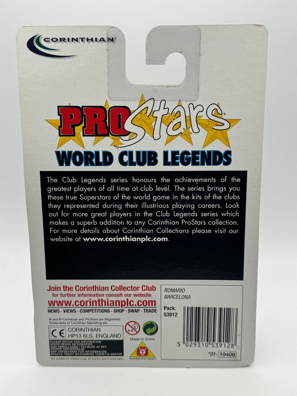 Romario - Corinthian ProStars World Club Legends - Barcelona - PRO485