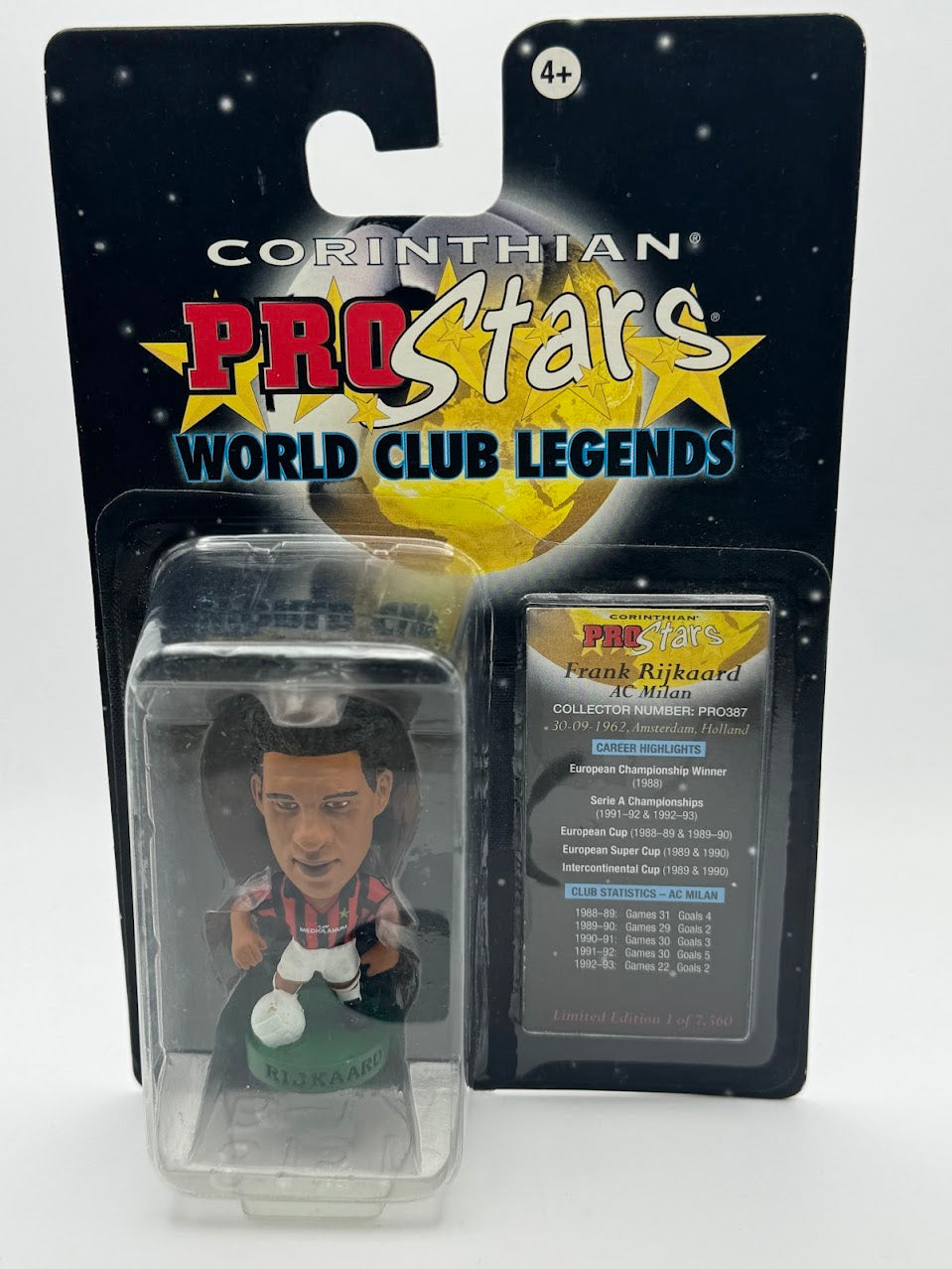 Frank Rijkaard - Corinthian Football Figure - AC Milan - ProStars World Club Legends - PRO387