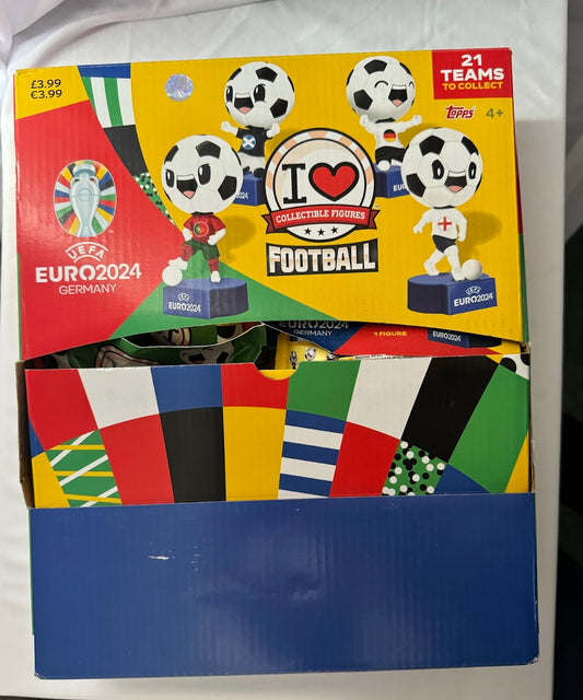 EURO2024 I Love Football Collectible Figures - Display Box and 16x unopened sachets