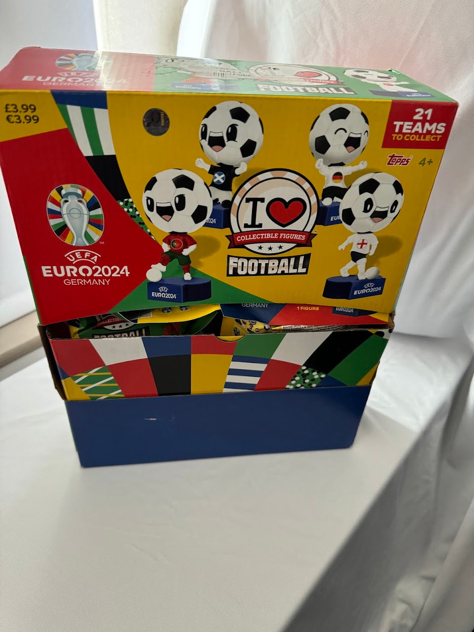 EURO2024 I Love Football Collectible Figures - Display Box and 16x unopened sachets