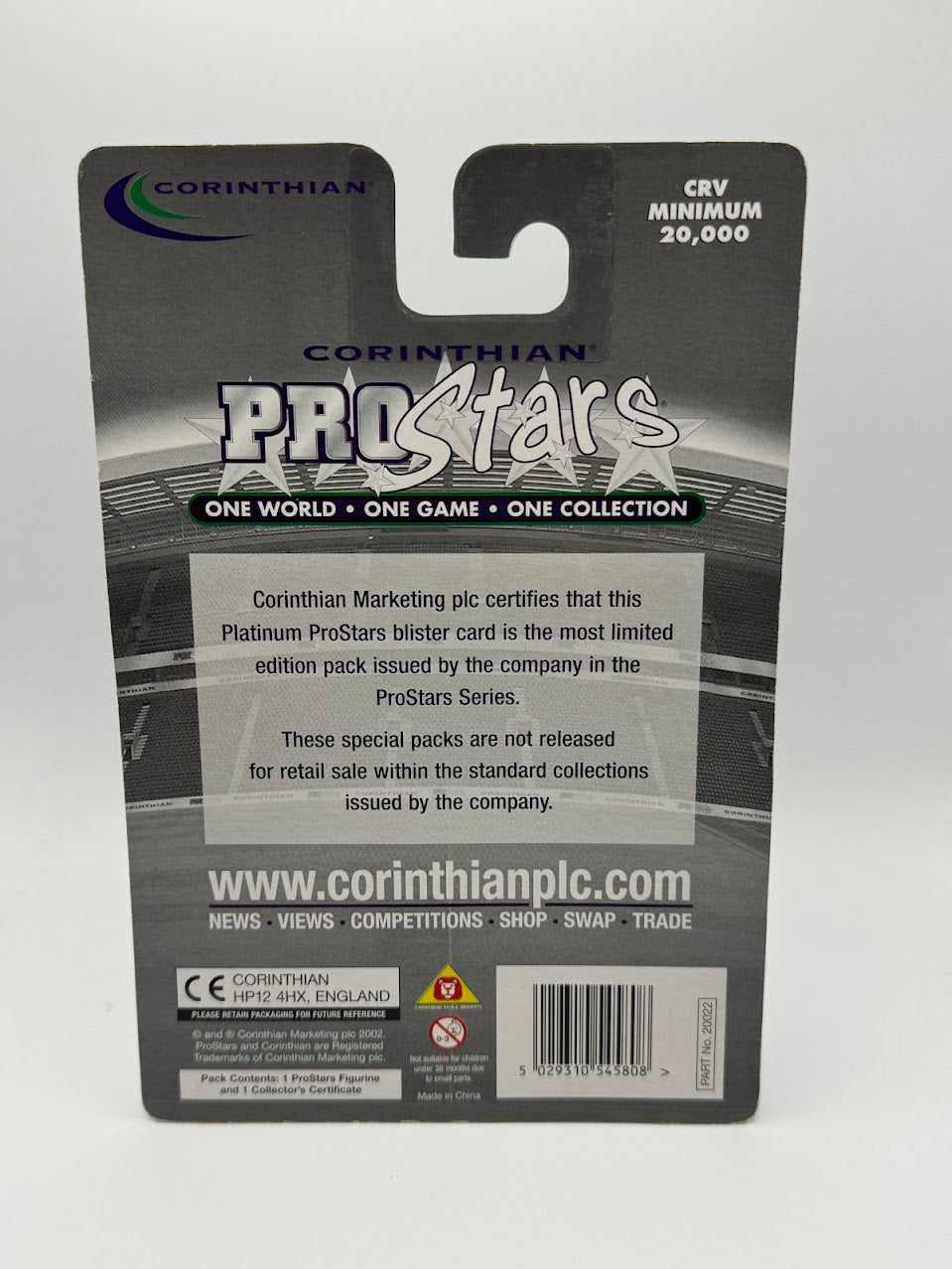 Abel Xavier - Corinthian ProStars Series 18 - Portugal - PP686 / PRO686 - Platinum Edition