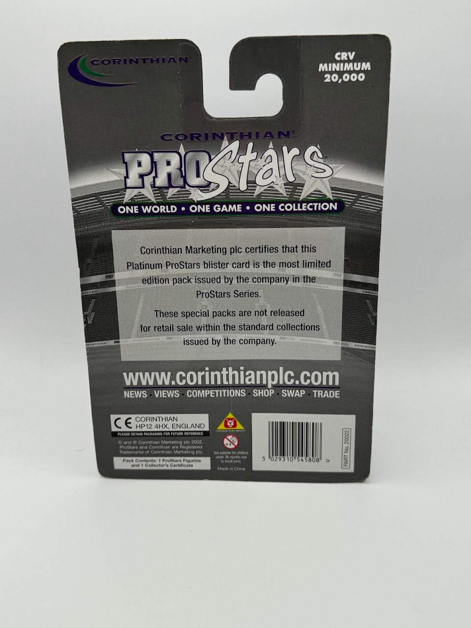 Graeme Souness - Corinthian Prostars Football Figure - Platinum Edition - Sampdoria HOME - PP826 / PRO826