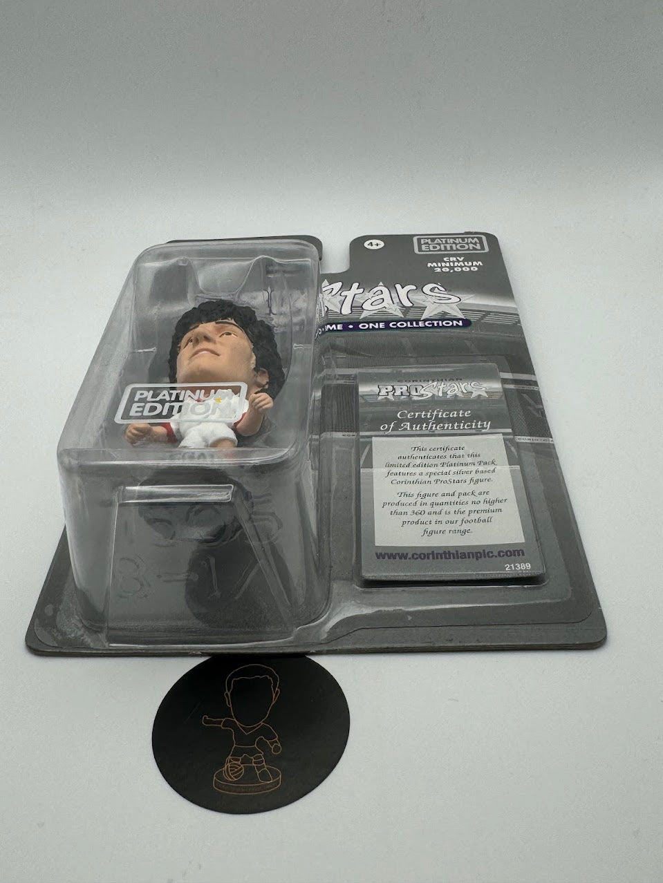 Kevin Keegan - Corinthian Football Figure - Liverpool - PP925 / PRO925 - ProStars Collector Club Special Edition - Platinum