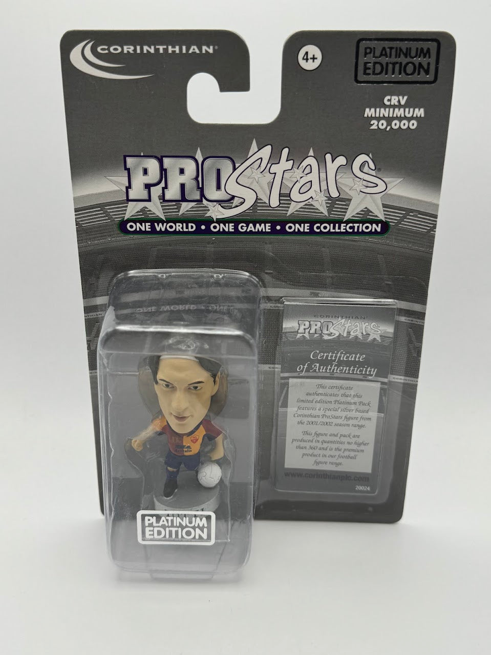 Francesco Totti - Corinthian ProStars Football Platinum Figure - AS Roma - PRO621/PP621