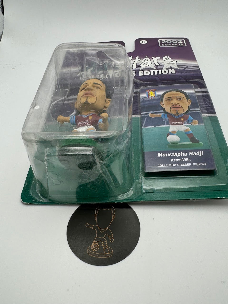 Moustapha Hadji ProStars Corinthian Figure : Aston Villa (HOME KIT) Series 19