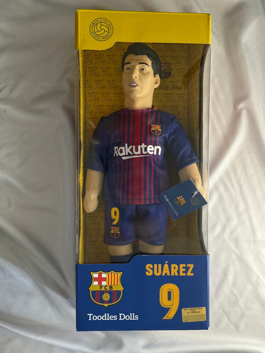 Luis Suarez - Barcelona - Soft Toy Figure - Toodles Dolls Collectable Football Figure Sports Doll