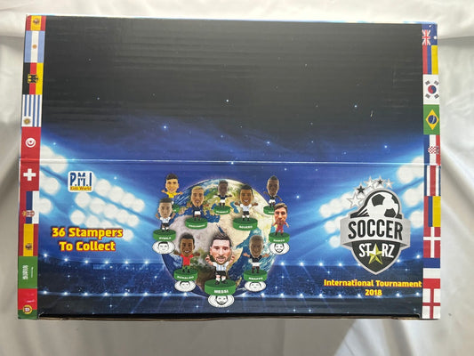Soccer Starz International Tournament Stampers - Football Collectible Figures - Display Box and 24x unopened sachets