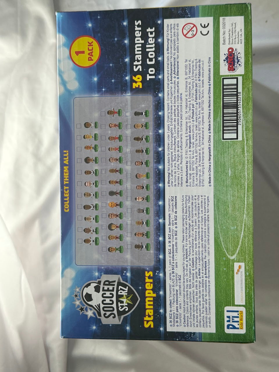 Soccer Starz International Tournament Stampers - Football Collectible Figures - Display Box and 24x unopened sachets