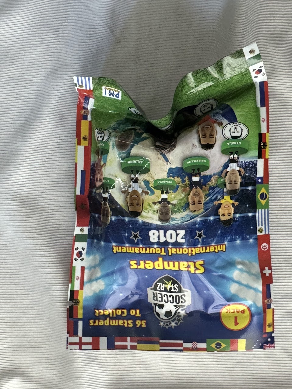 Soccer Starz International Tournament Stampers - Football Collectible Figures - Display Box and 24x unopened sachets