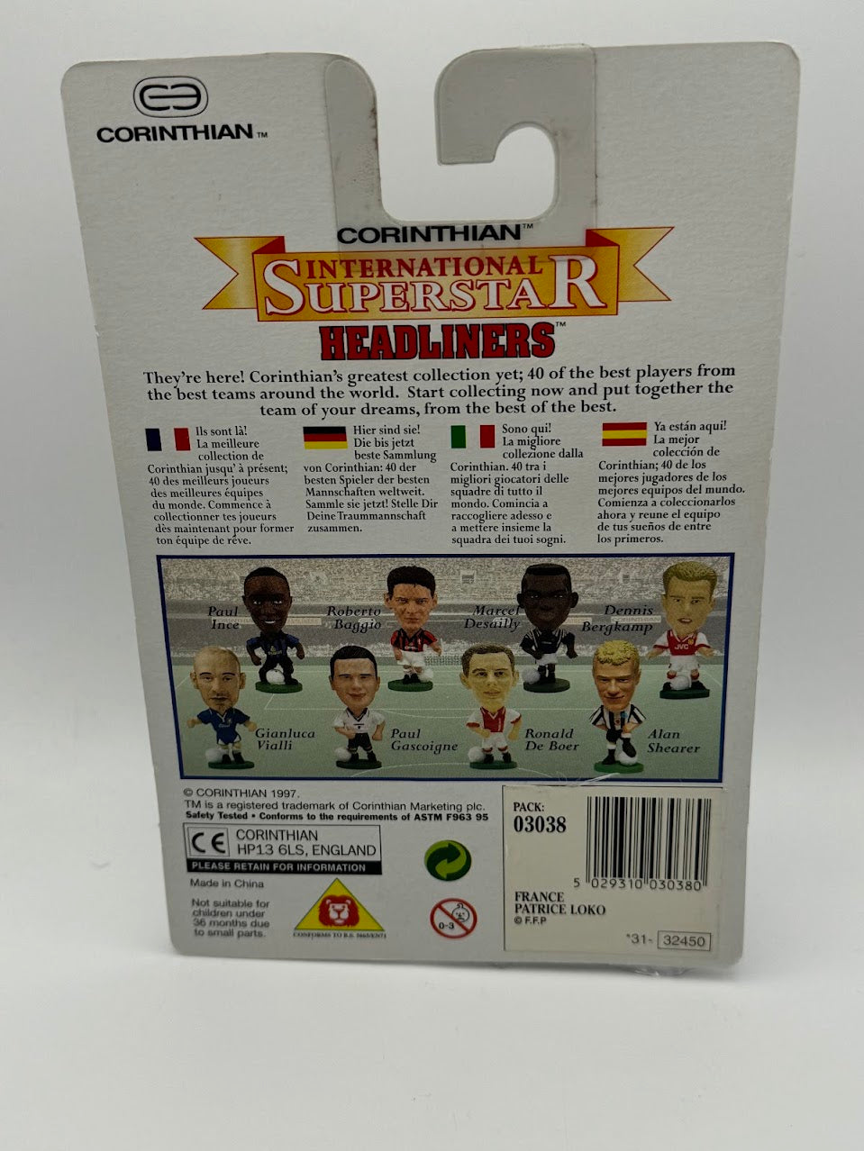 Patrice Loko - Corinthian Football Figure - France - FRA015