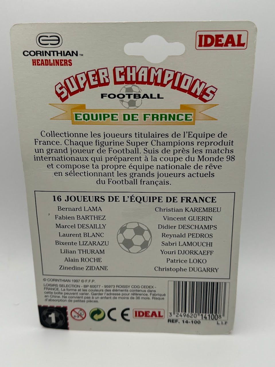 Alain Roche - Corinthian Football Figure - France - FRA007