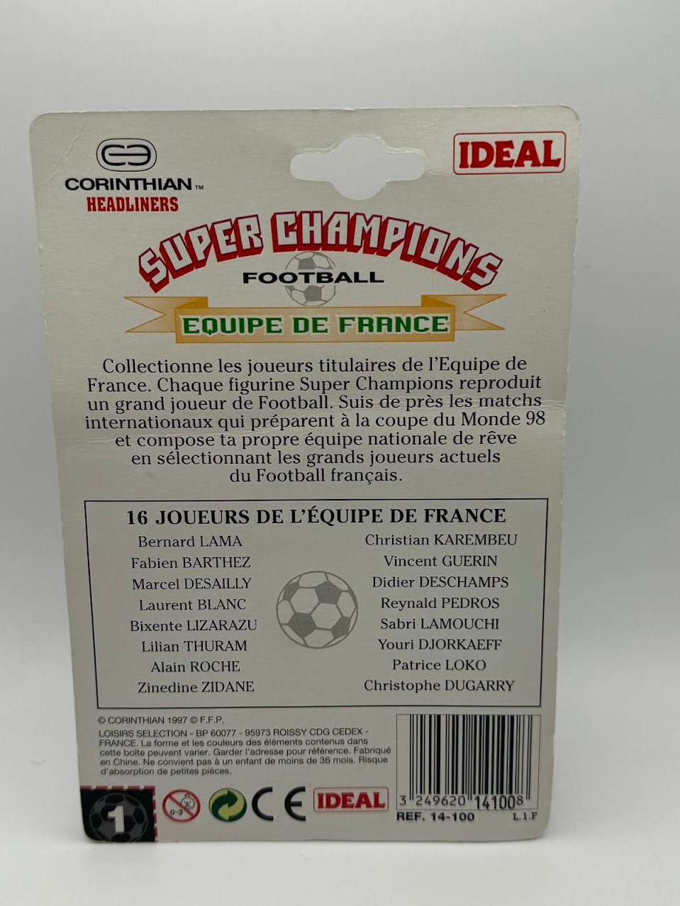 Bernard Lama - Corinthian Football Figure - France - FRA001