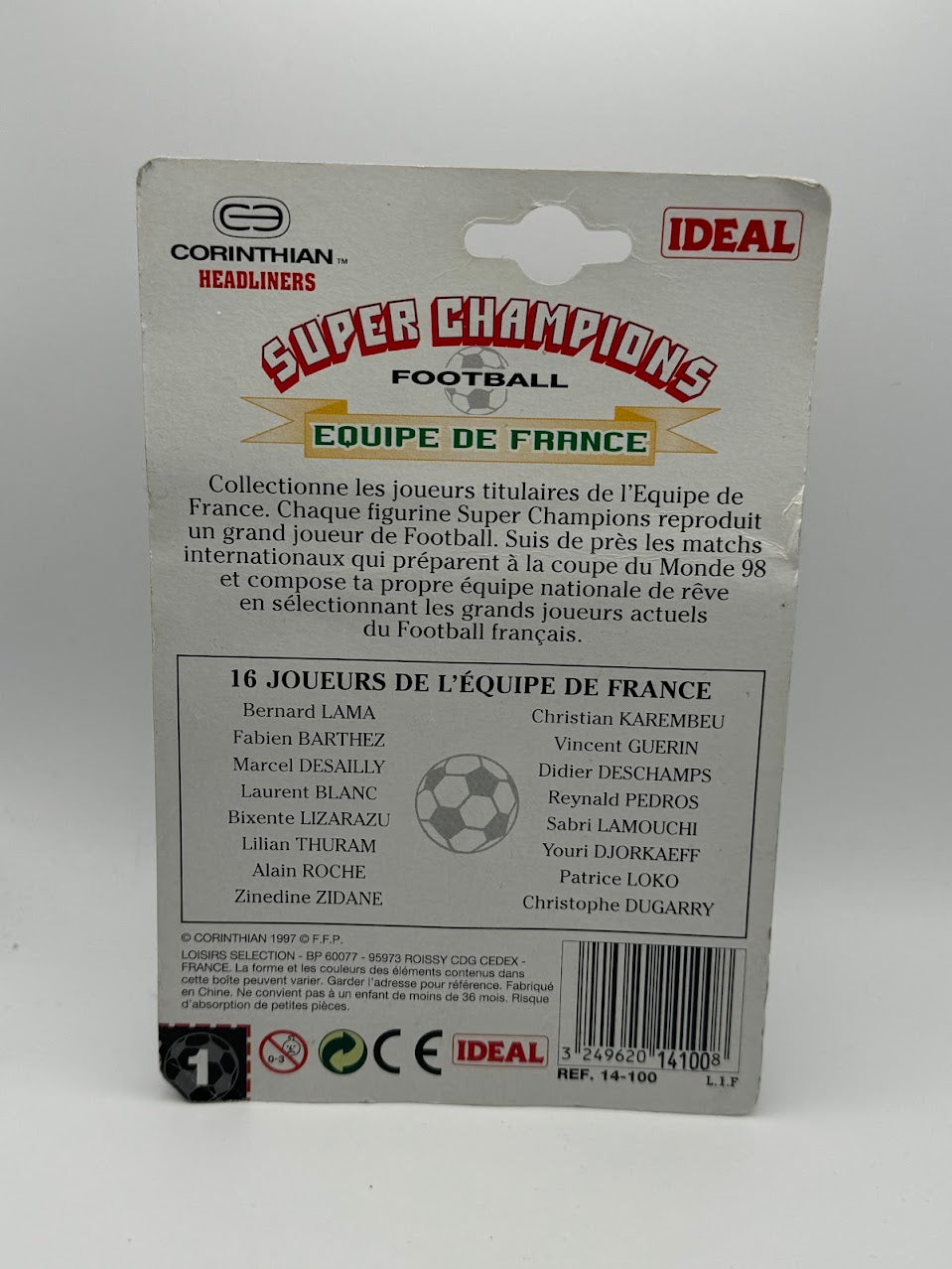 Fabien Barthez - Corinthian Football Figure - France - FRA002 B