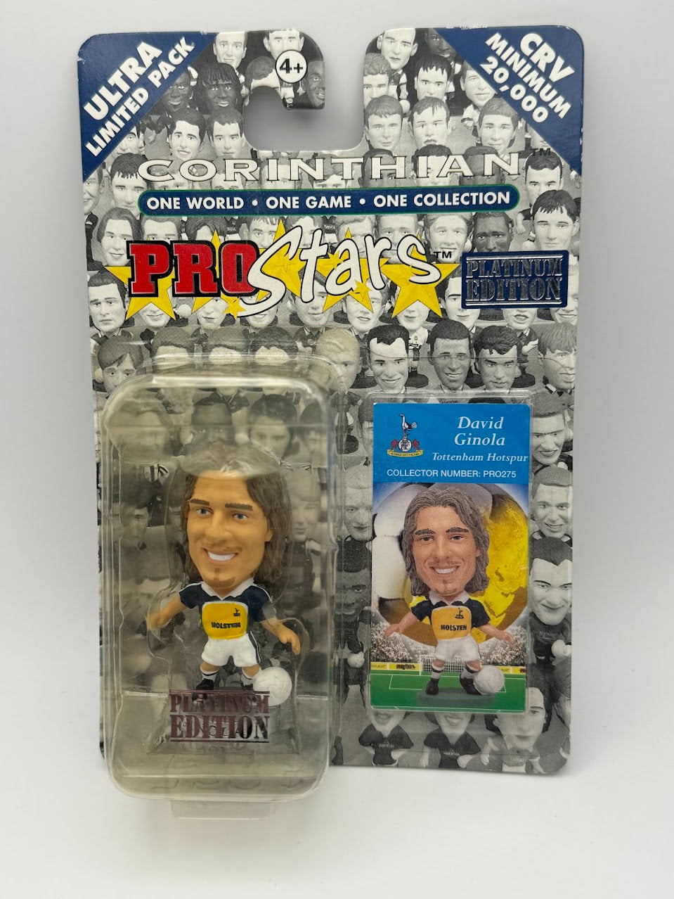 David Ginola - Corinthian ProStars Series 5 - Tottenham Hotspur -  PRO275 - Platinum