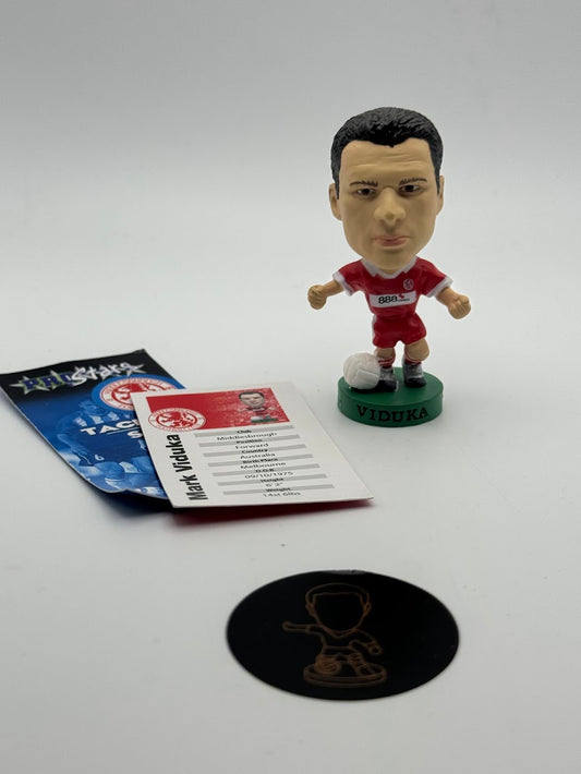 Mark Viduka - Middlesborough - Corinthian Prostars Figure - Loose + Card - PR044