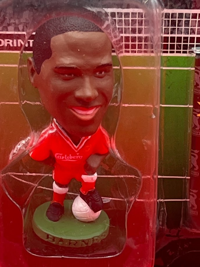 John Barnes Corinthian Football Figure - Liverpool FC - 1995 - PL26 - Collectible