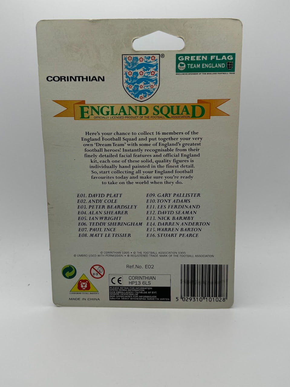 Dennis Wise - Corinthian England Squad - Headliners Figure - E35