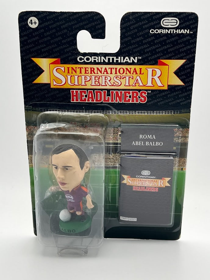 Abel Balbo Corinthian Football Figure - AS Roma - SER025 - Unopened Collectible