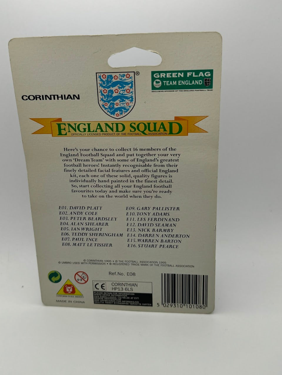 David Unsworth - Corinthian England Squad - Headliners Figure - E34