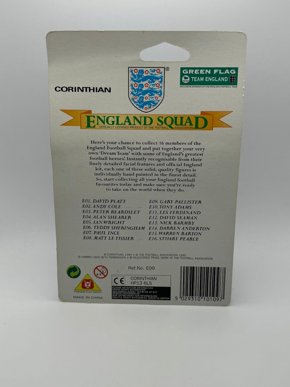 Gary Pallister - Corinthian England Squad - Headliners Figure - E09