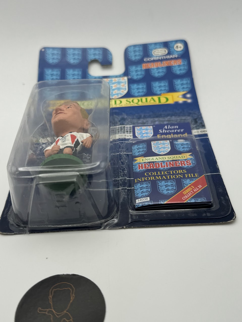 Alan Shearer - Corinthian Football Figure - England Squad Headliners - E04 C