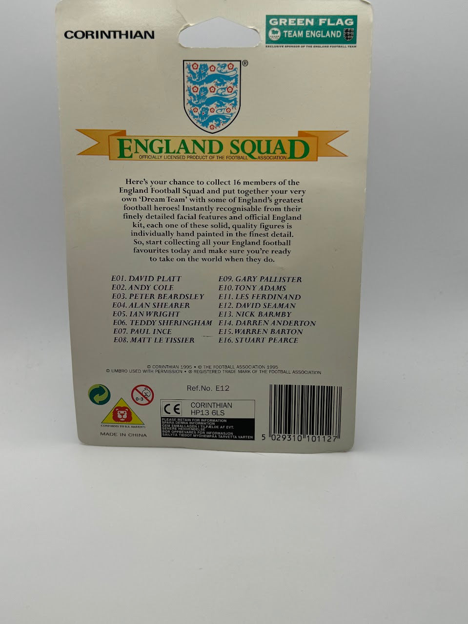 Robert Lee - Corinthian England Squad - Headliners Figure - E21