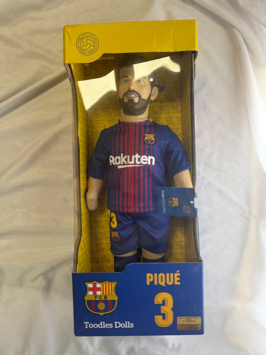 Gerard Pique - Barcelona - Soft Toy Figure - Toodles Dolls Collectable Football Figure Sports Doll