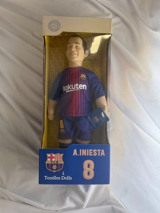 Andreas Iniesta - Barcelona - Soft Toy Figure - Toodles Dolls Collectable Football Figure Sports Doll