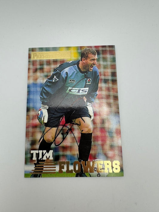 Tim Flowers - Autographed / Hand Signed Football Card - Blackburn Rovers