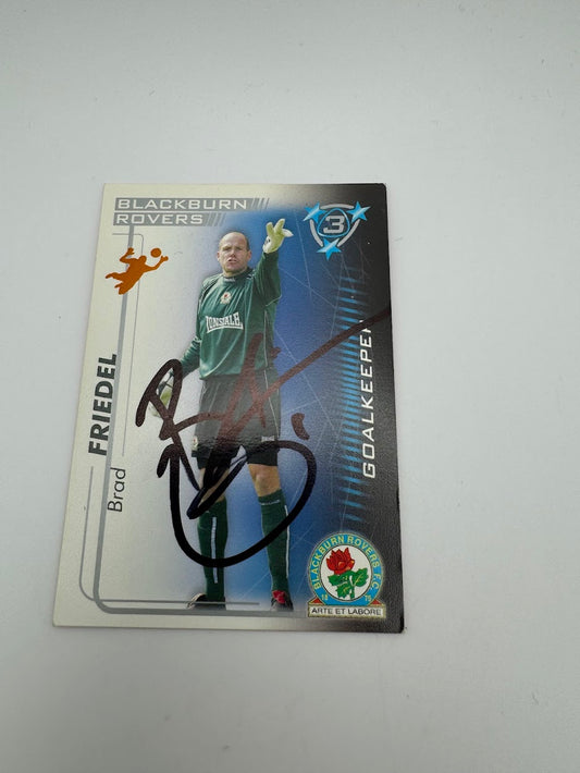 Brad Friedel - Autographed / Hand Signed Football Card - Blackburn Rovers