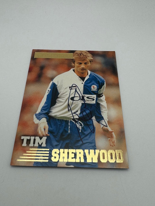 Tim Sherwood - Autographed / Hand Signed Football Card - Blackburn Rovers