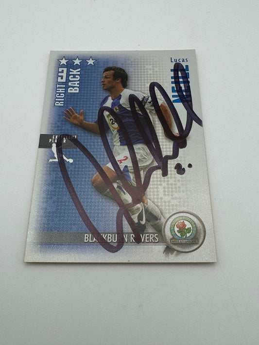 Lucas Neill - Autographed / Hand Signed Football Card - Blackburn Rovers