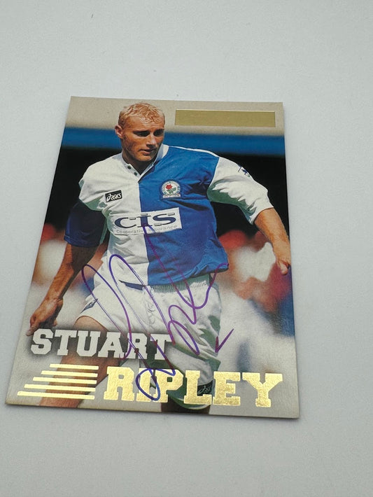 Stuart Ripley - Autographed / Hand Signed Football Card - Blackburn Rovers