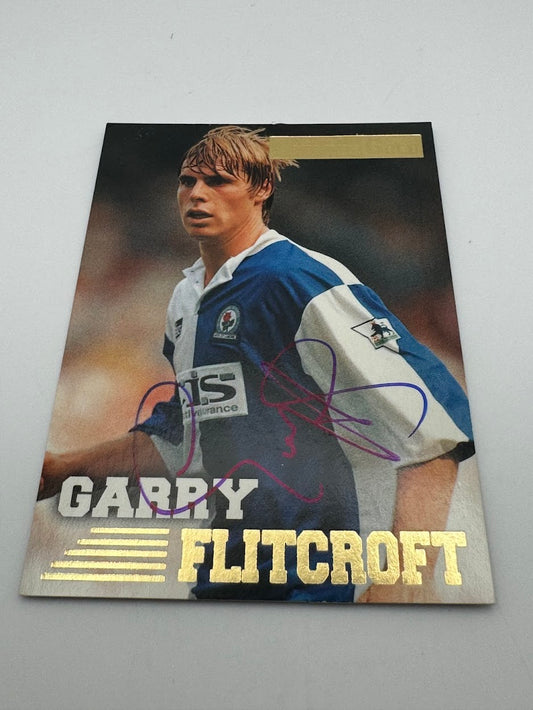 Garry Flitcroft - Autographed / Hand Signed Football Card - Blackburn Rovers