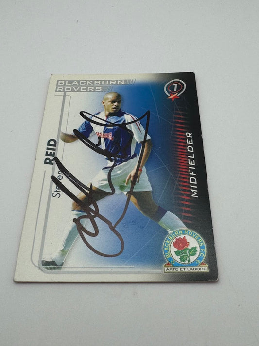 Steven Reid - Autographed / Hand Signed Football Card - Blackburn Rovers