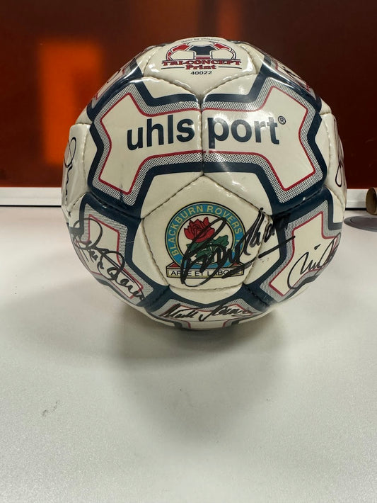 Autographed Blackburn Rovers Football (1999-2000 Season)