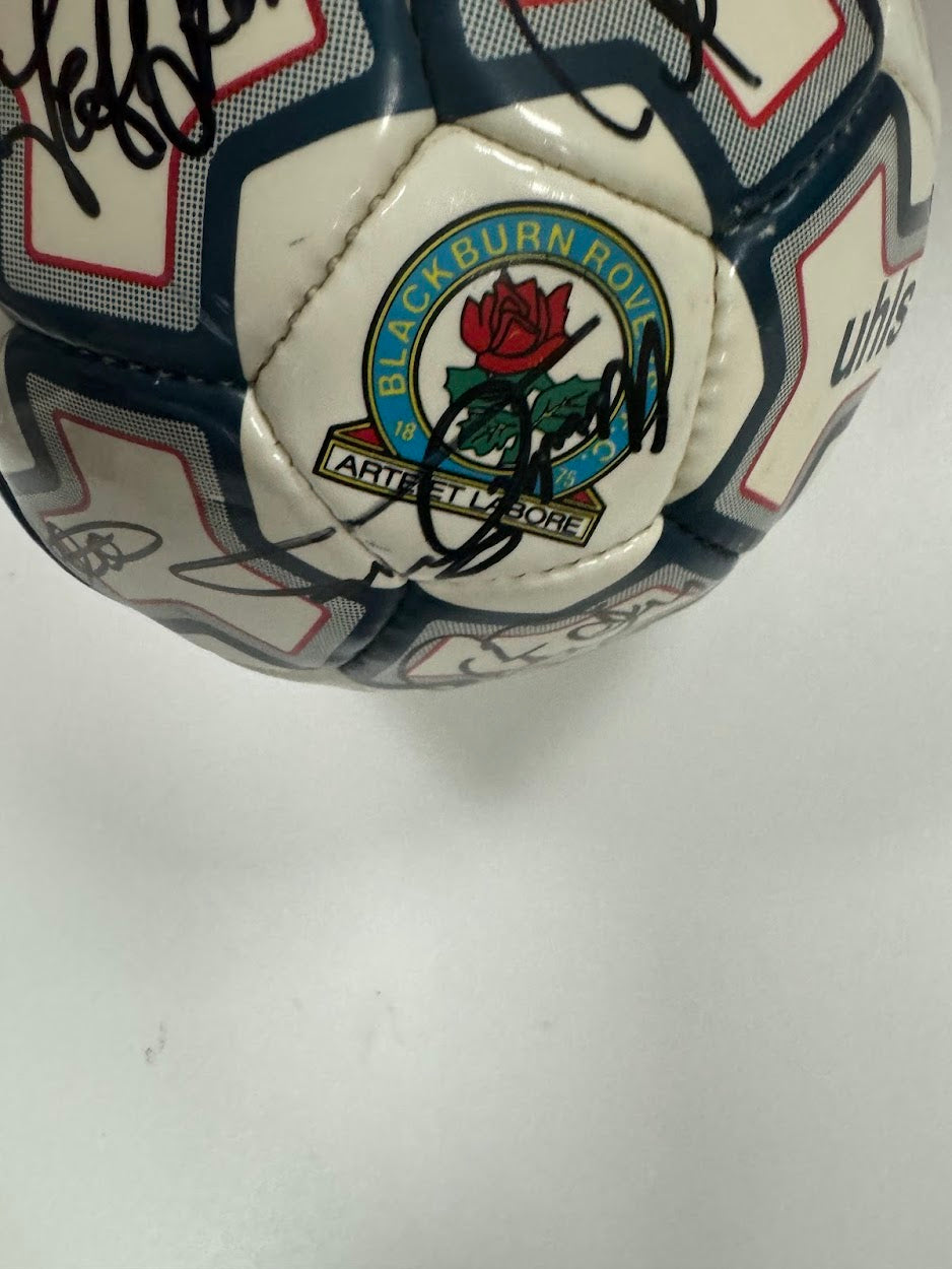 Autographed Blackburn Rovers Football (1999-2000 Season)