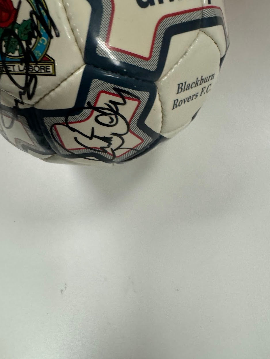 Autographed Blackburn Rovers Football (1999-2000 Season)