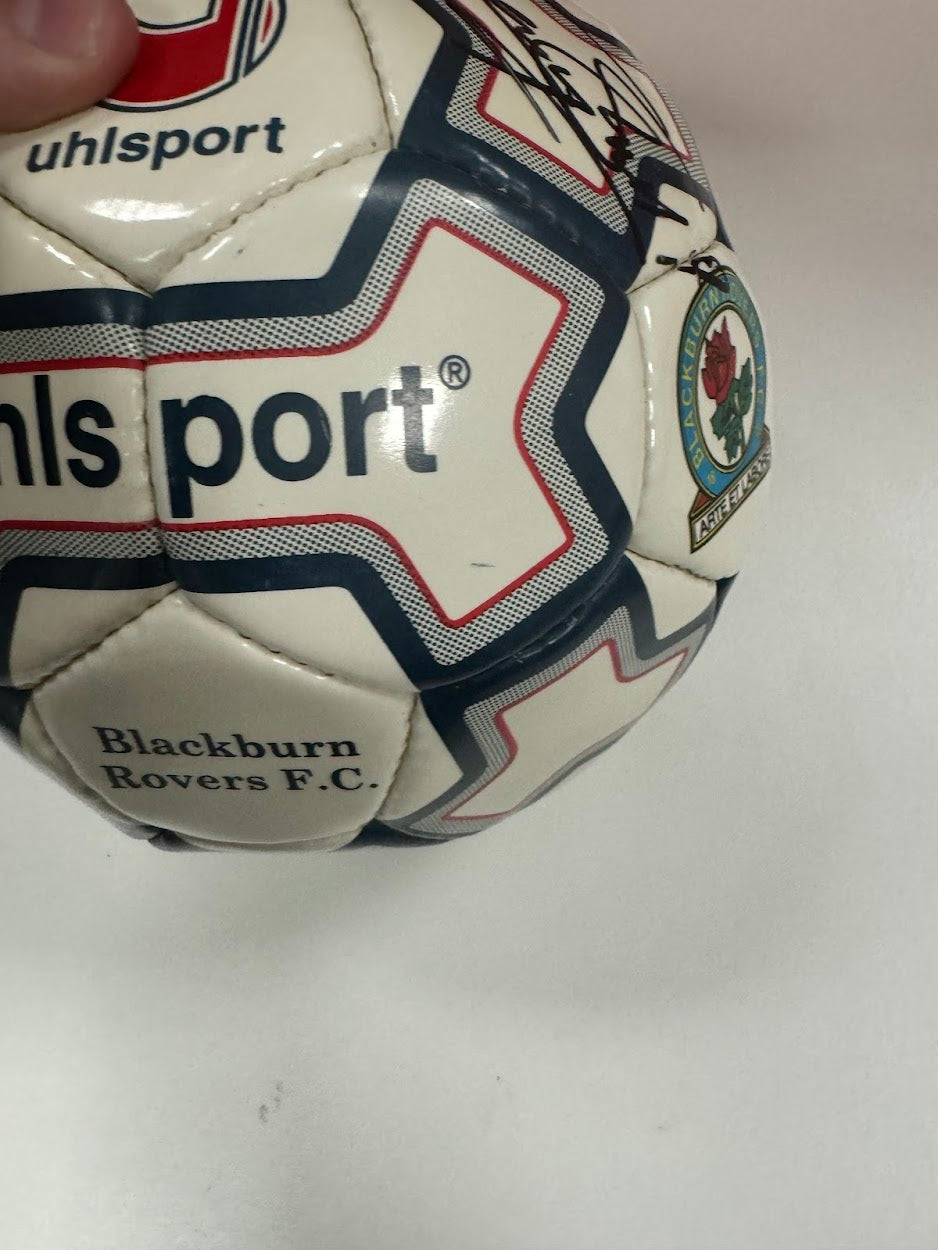 Autographed Blackburn Rovers Football (1999-2000 Season)