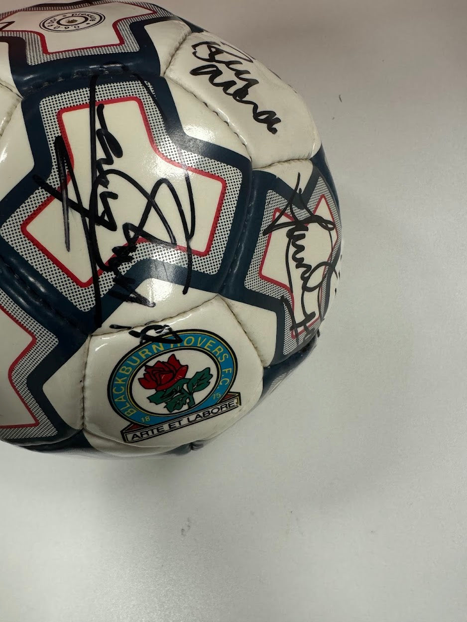 Autographed Blackburn Rovers Football (1999-2000 Season)