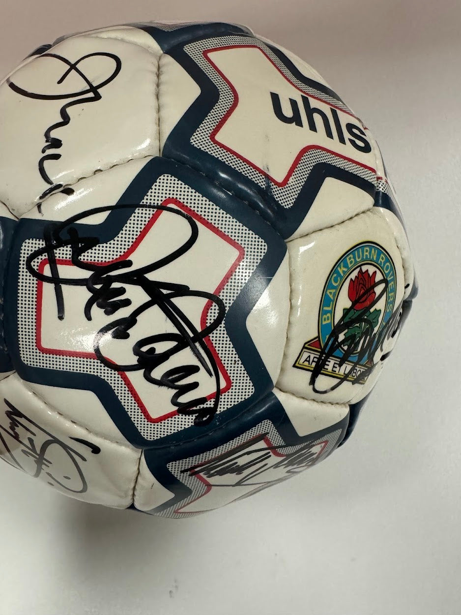 Autographed Blackburn Rovers Football (1999-2000 Season)