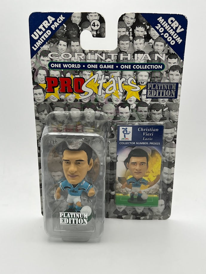 Christian Vieri Corinthian Football Figure - Lazio - PRO025 - Collectible - Platinum