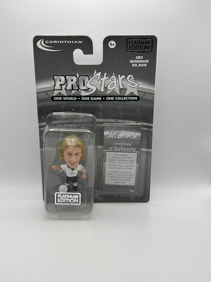 Diego Forlan Corinthian Football Figure - Platinum Edition - Manchester United AWAY - PP783