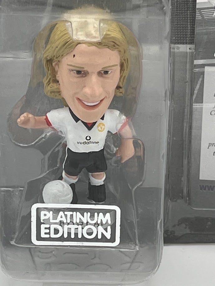 Diego Forlan Corinthian Football Figure - Platinum Edition - Manchester United AWAY - PP783