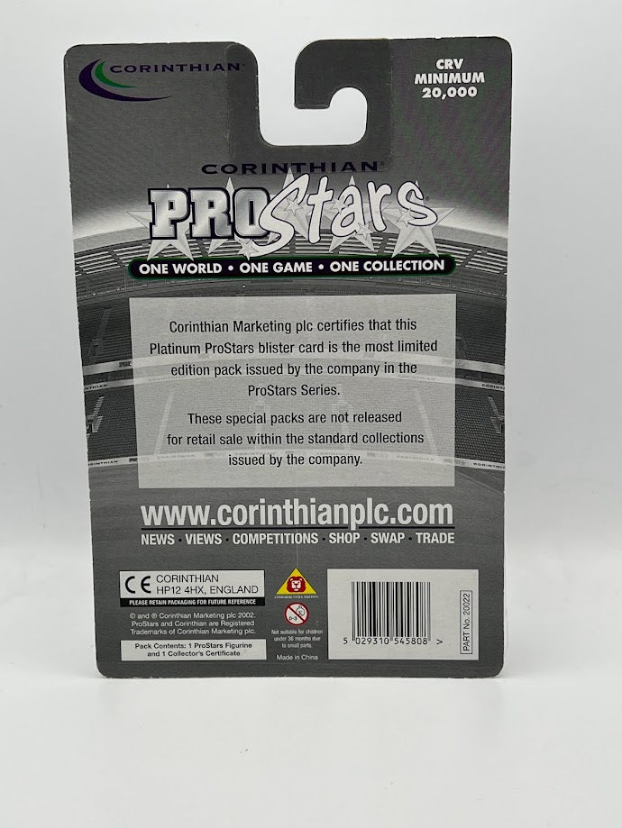 Diego Forlan Corinthian Football Figure - Platinum Edition - Manchester United AWAY - PP783