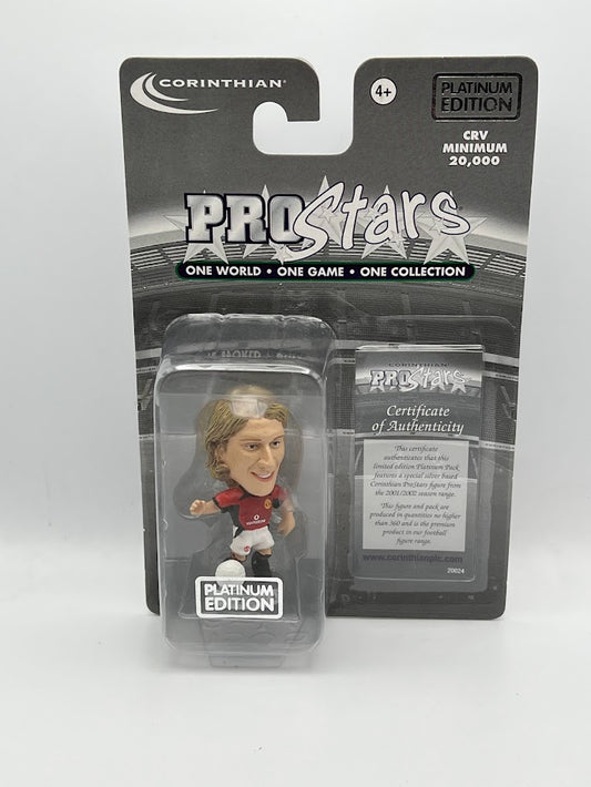 Diego Forlan Corinthian Football Figure - Platinum Edition - Manchester United HOME - PP693