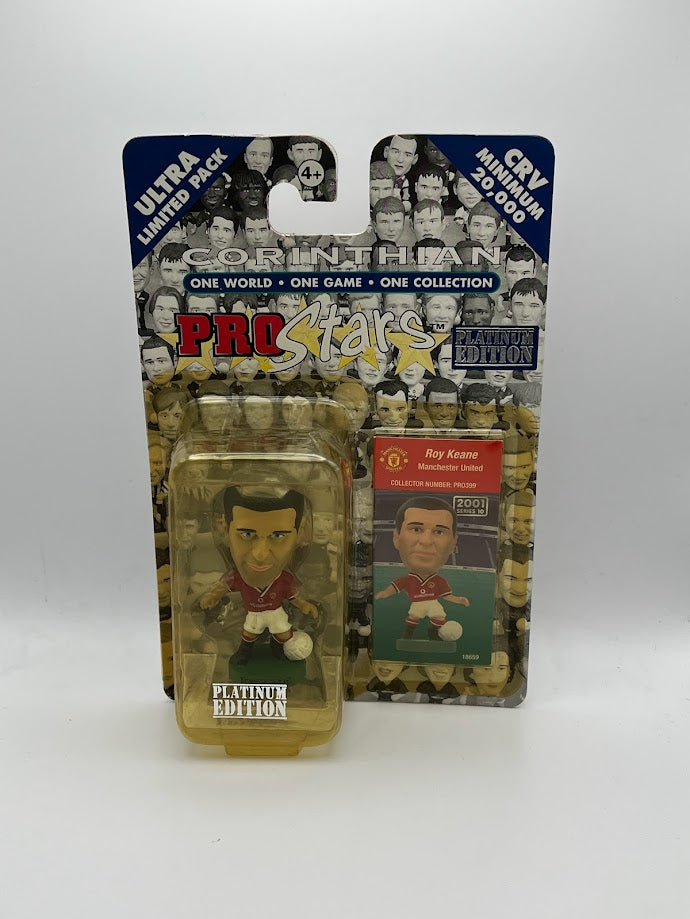 ROY KEANE Corinthian Football Figure - Platinum Edition - Manchester United - PRO399