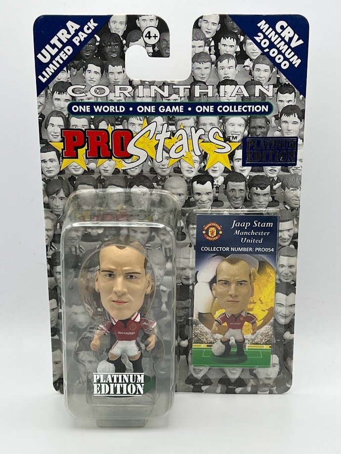 Jaap Stam Corinthian Football Figure - Platinum Edition - Manchester United - PRO054