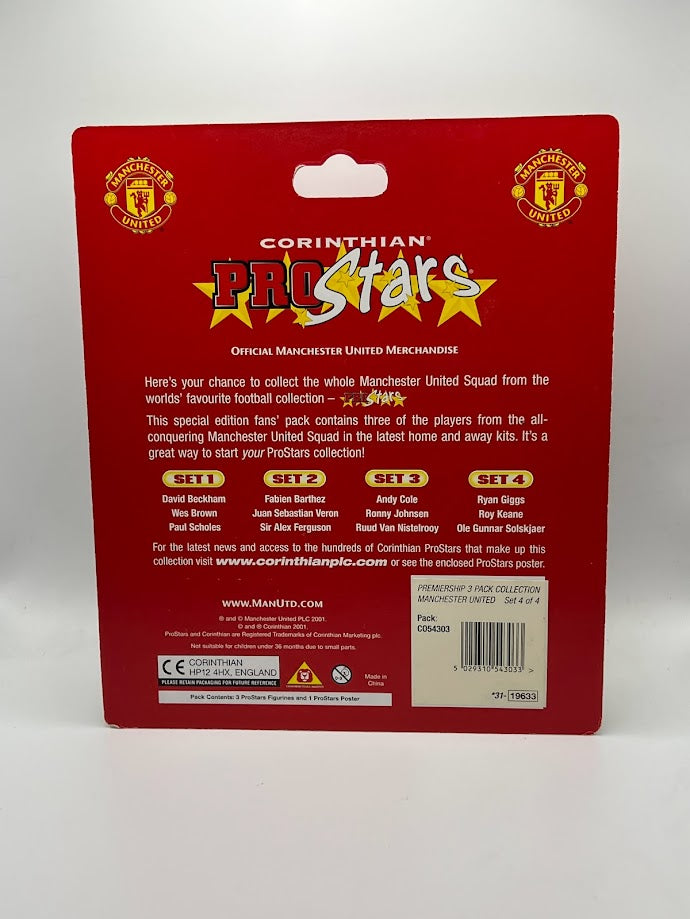 Manchester United Multi Pack -  3 Pack 1 Manchester United Corinthian Football Figures - Set 4 of 4