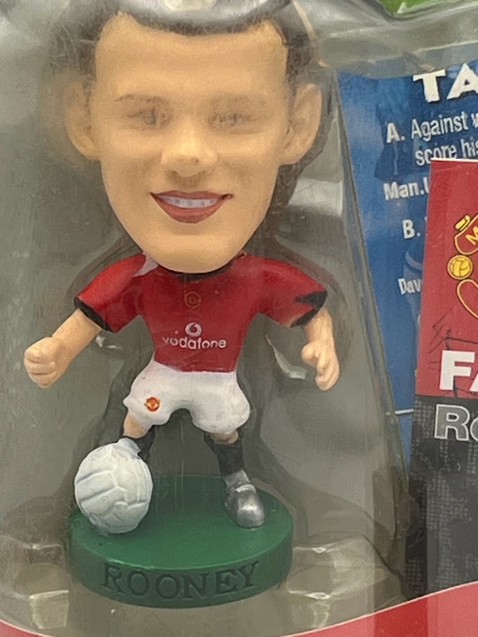 Wayne Rooney - Corinthian ProStars Football Figure - Manchester United - PR004 - Collectible - Quiz Game